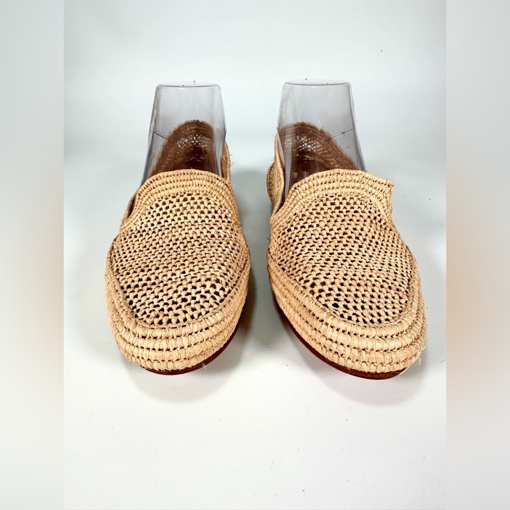 Carrie Forbes Raffia Women’s Loafers Morrocan Handmade. Size : EU 38 US 7.5 - Picture 3 of 10